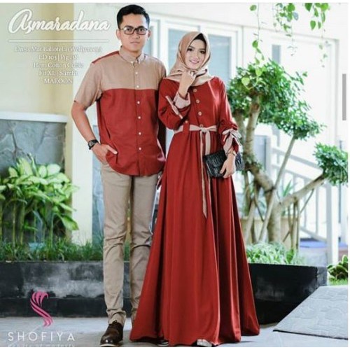 Baju Sarimbit Keluarga Muslim Lebaran Baju Couple Raya Set Family Keluarga Seragam Koko Ayah Anak Ga