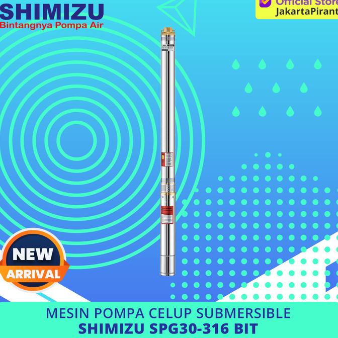Pompa Celup Dalam Submersible Satelit 0.75Hp Shimizu Spg30-316 Bit