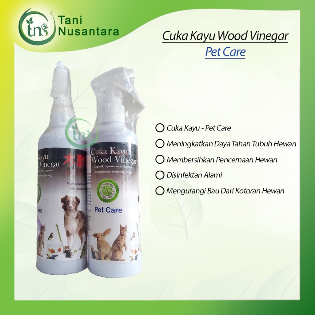 Cuka Kayu Wood Vinegar Kemasan 266ml - Pet Care