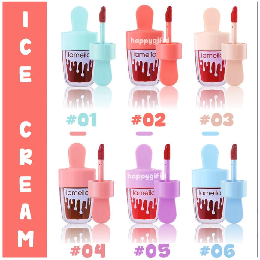 LIPCREAM LAMEILA ICE CREAM LIPTINT/LIPSTIK