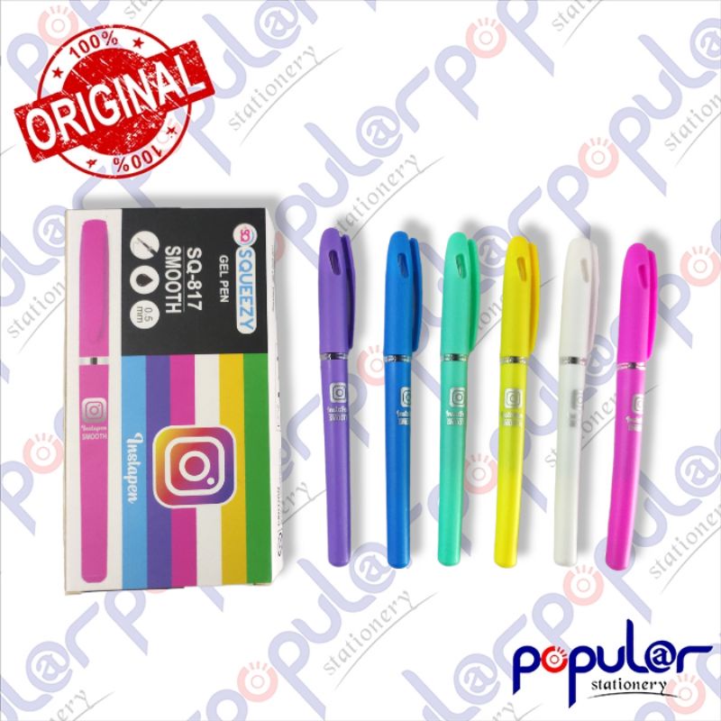 

Bolpoint Gel Squeezy SQ 817 Instapen 0.5