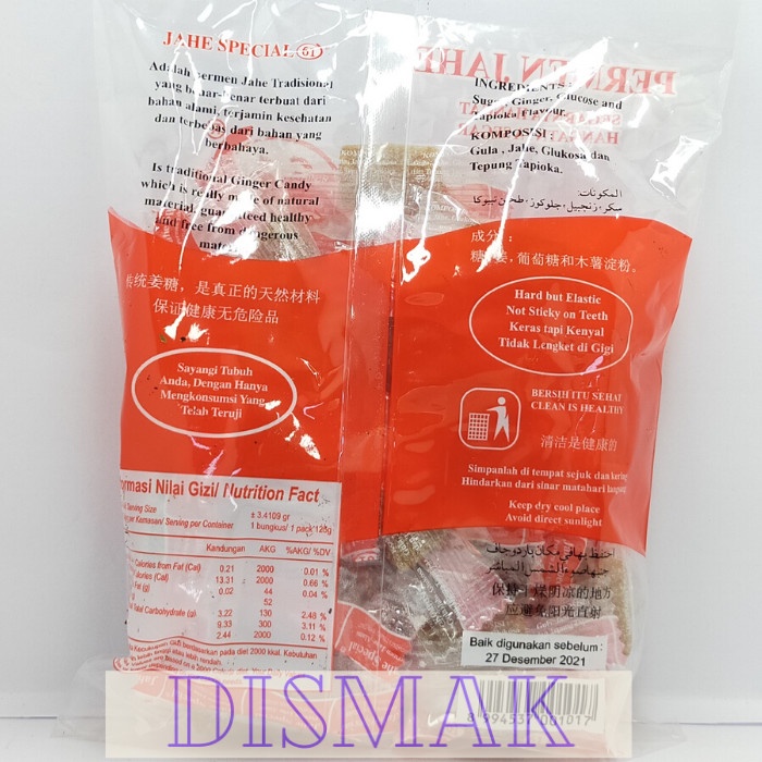 

✨NEW✨ -Permen Jahe 10 Pcs- 1.1.23