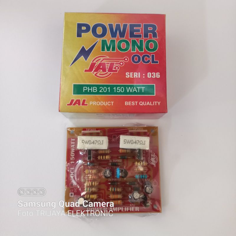 KIT DRIVER POWER OCL 150 WATT MONO JAL