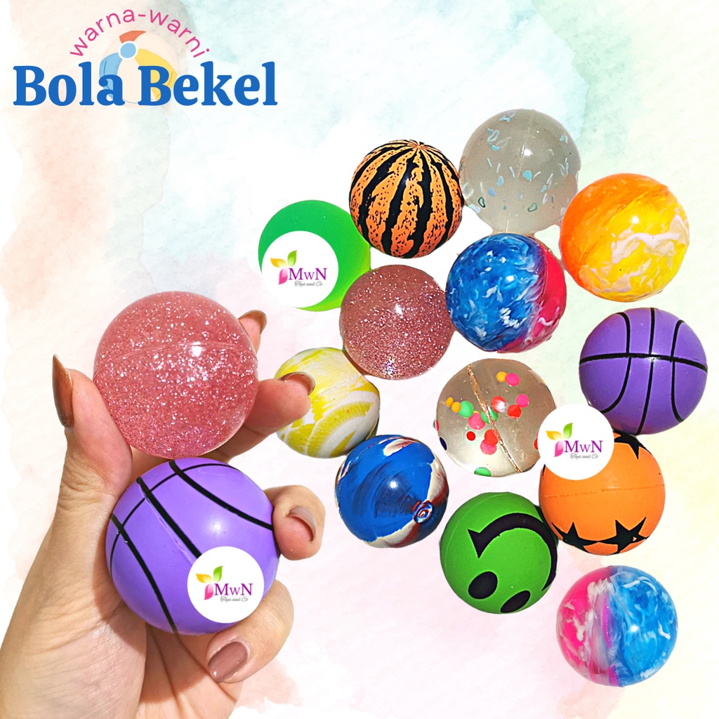 MWN Mainan Anak Bola Bekel diameter 4cm