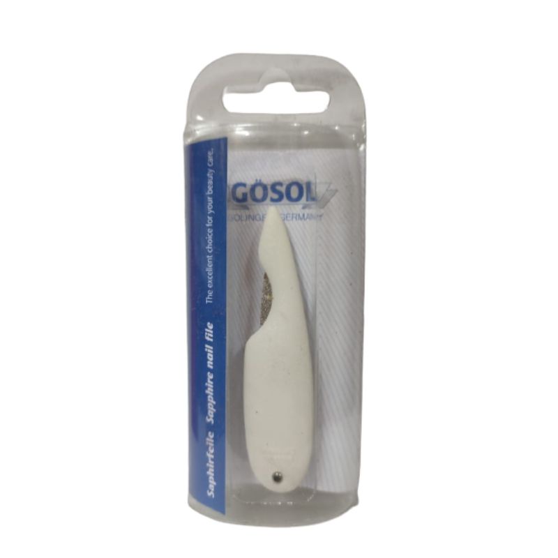 Gosol 120 000 008 white pocket nail file foldable