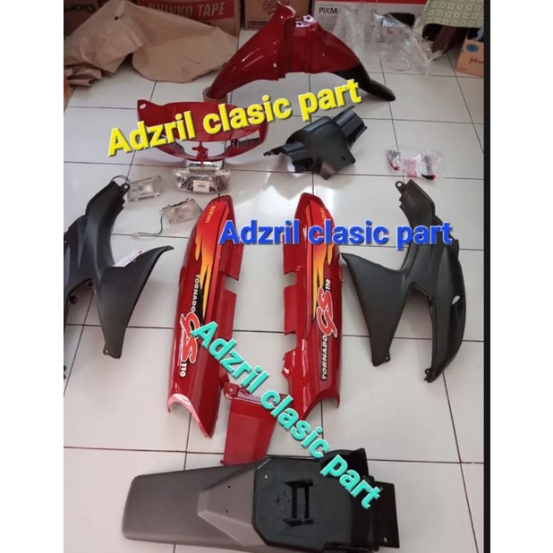 Cover body set Suzuki tornado/Shogun kebo merah