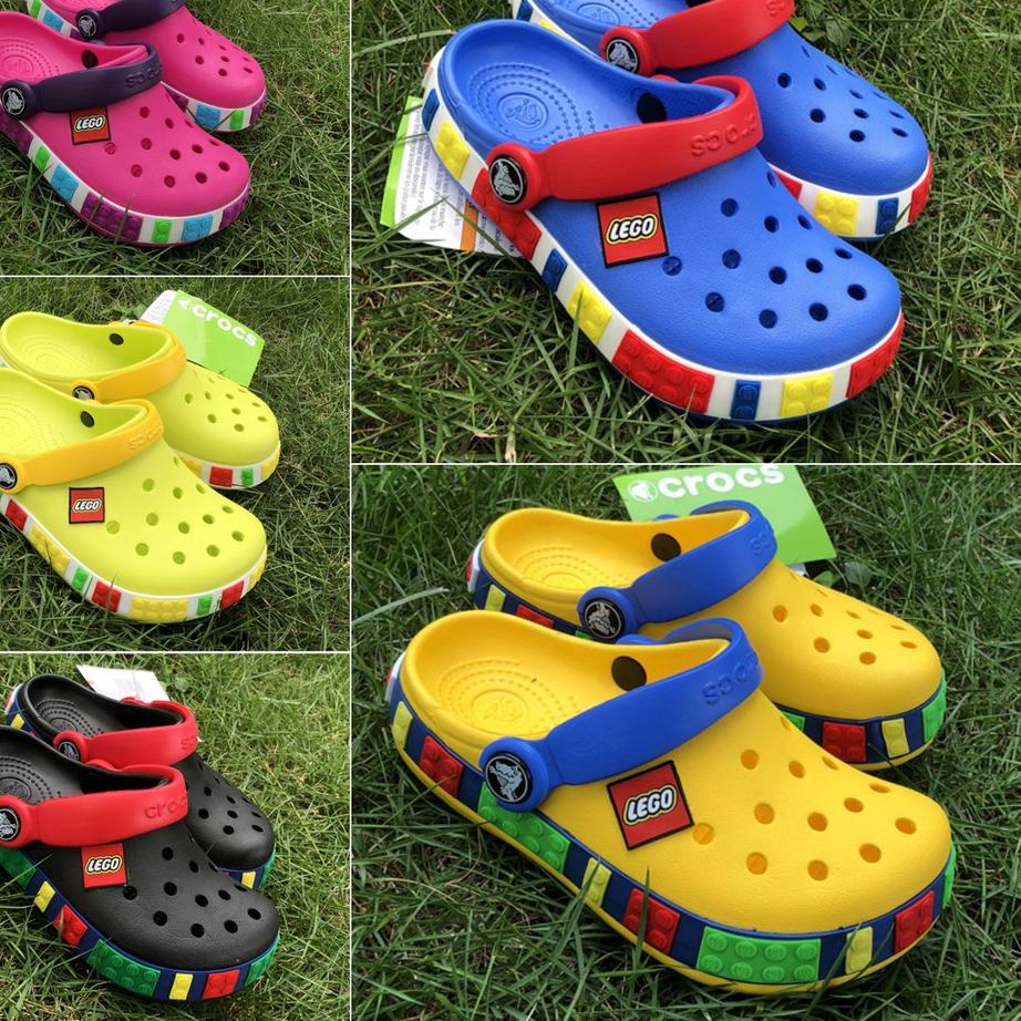 ➳ Crocs / Crocs anak / Crocs Lego / Sandal Crocs / Sandal Anak / Sandal Karet Anak / Crocs Kids Lego