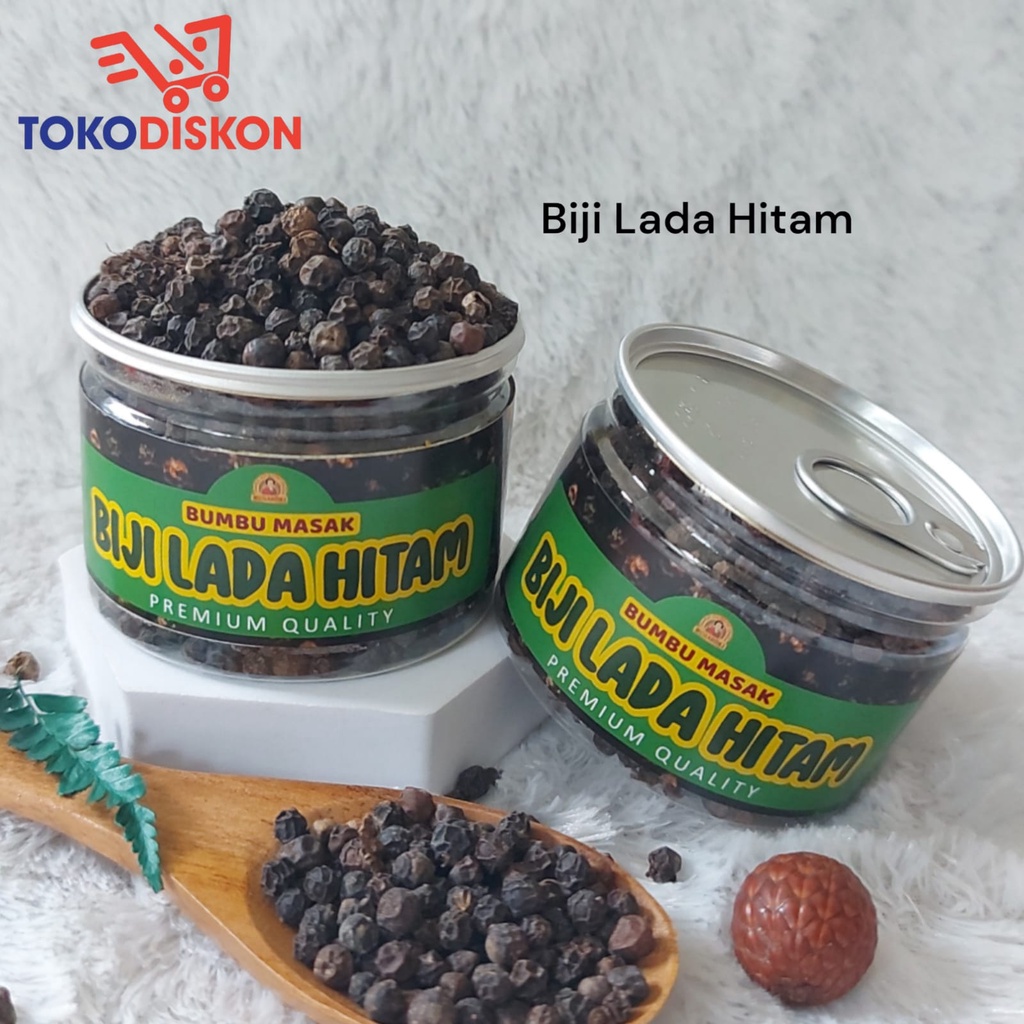 

Can Rempah Biji Lada Hitam Bumbu Dapur Merica Bulat Black Pepper Kualitas Premium