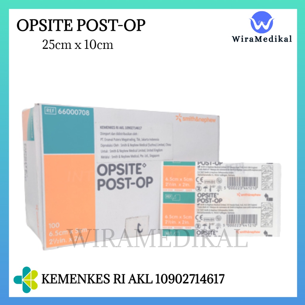 OPSITE POST-OP 25cm x 10cm Plester Tahan Air