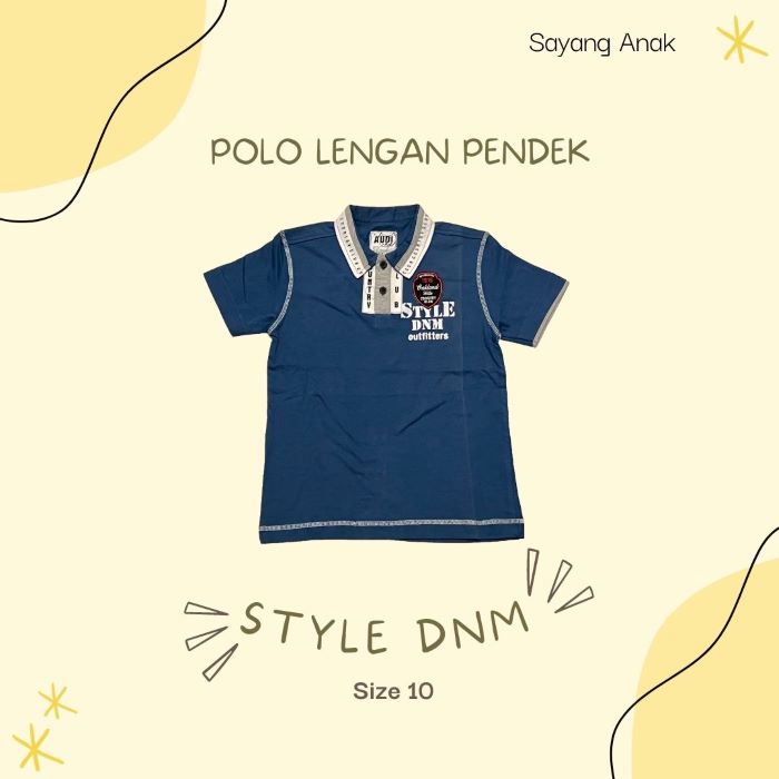 [DEFECT SALE]  UKURAN 10 TAHUN By AUDI || KAOS POLO LENGAN PENDEK LAKI-LAKI  || HARGA SPESIAL (Karen