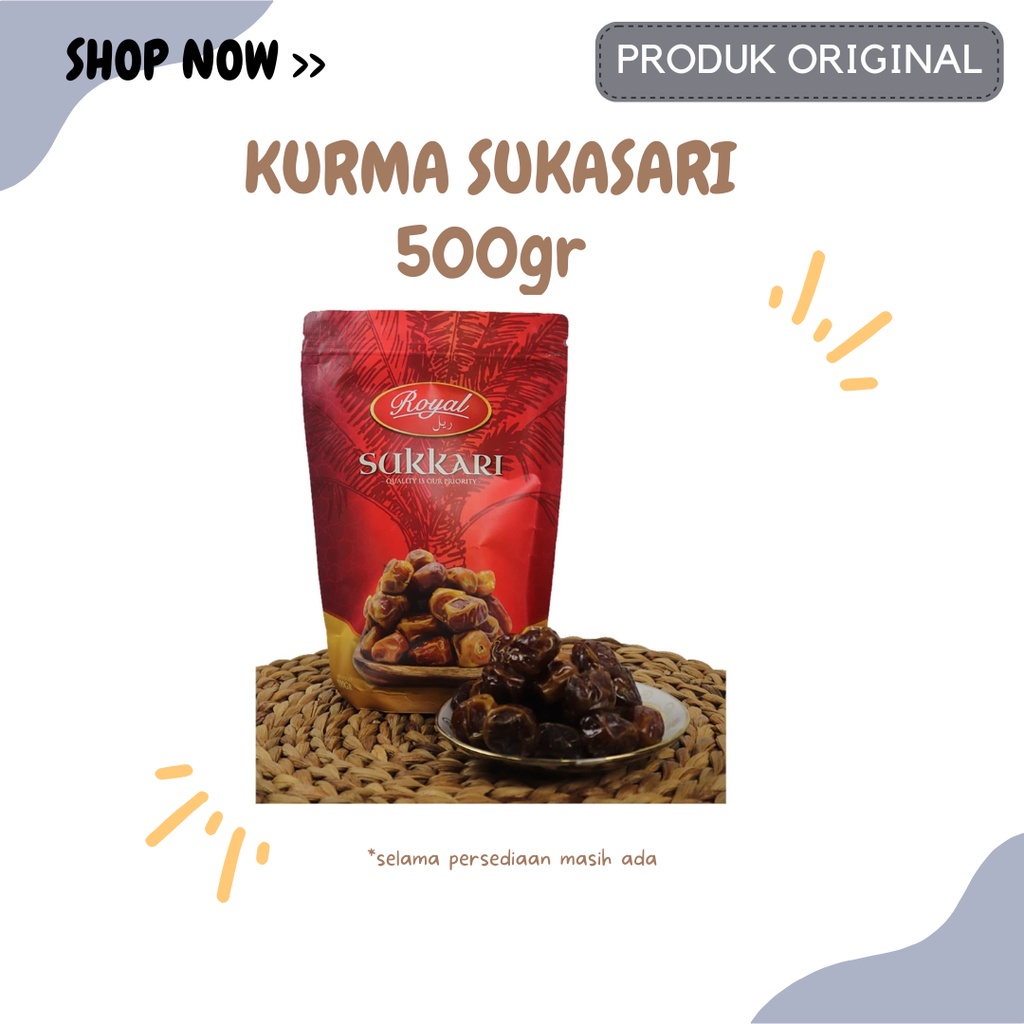 

Kurma Sukari Royal Dates 500gr