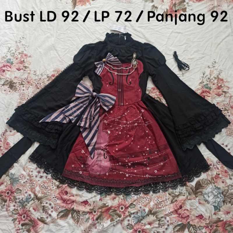 Lolita Violin Cosplay Dress Love Nikki-Dress Up Queen Taobao