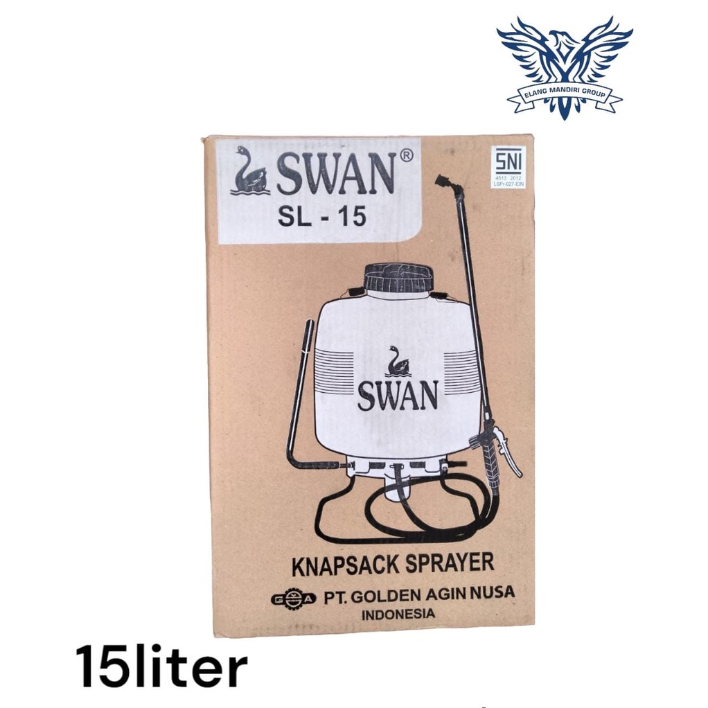 Sprayer SWAN SL 15 kapasitas 15 liter Alat Semprotan Manual Untuk Hama Atau Pupuk Tanaman GOLDEN AGIN NUSA