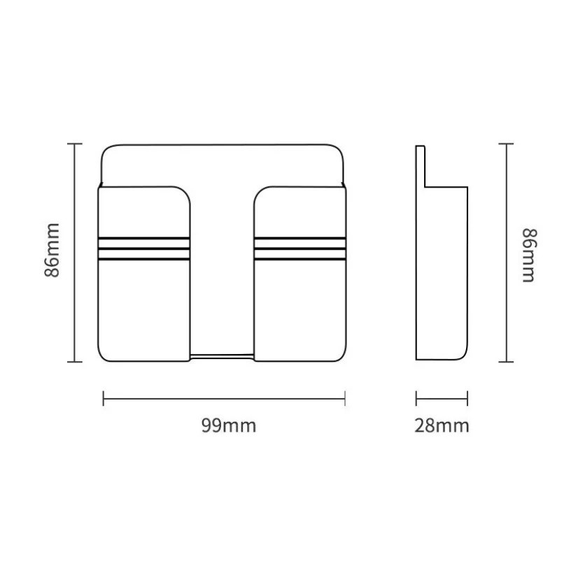 Rak Gantung HP Charger Remote Tempel Tembok / Cell Phone Hanger Tempel Murah