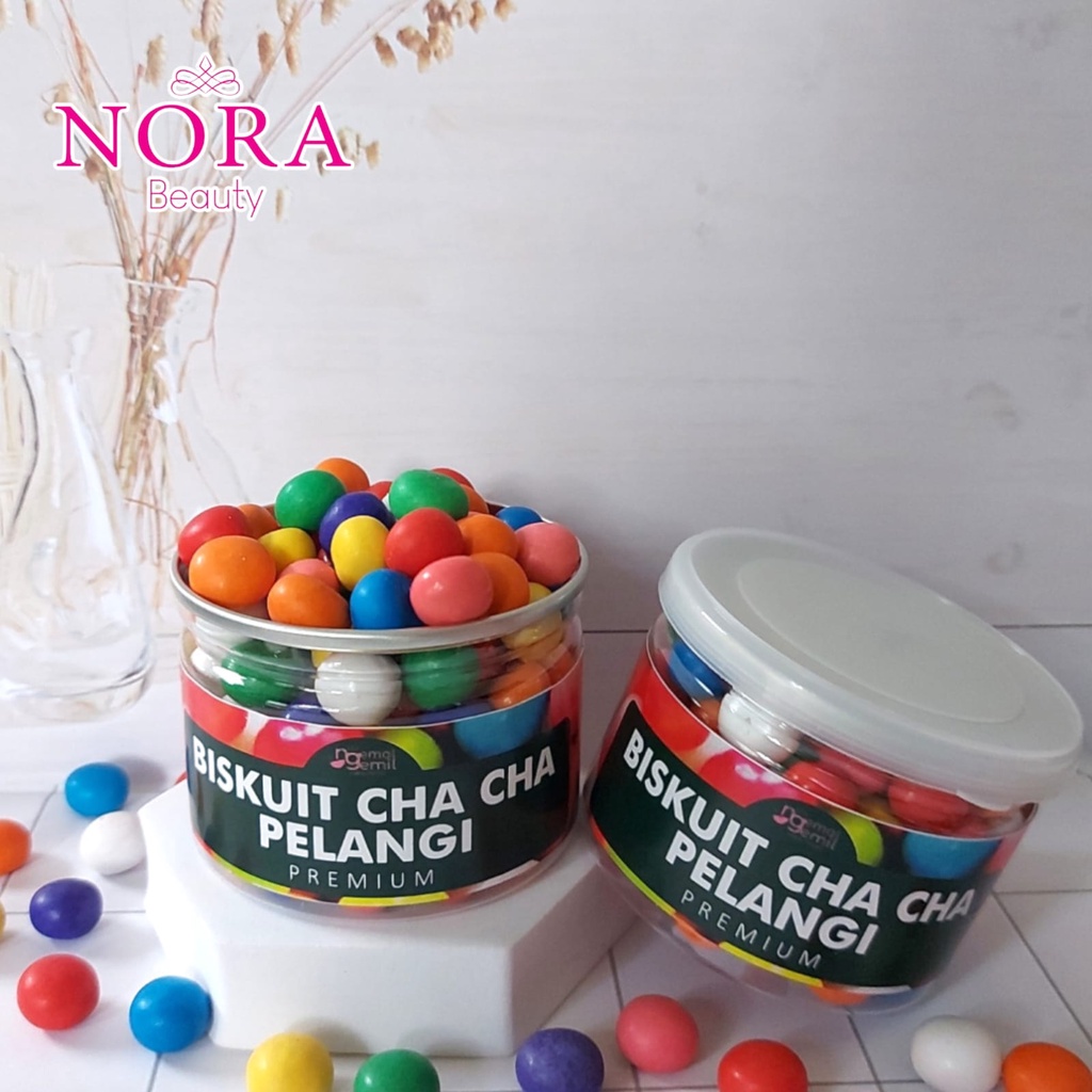 

Biskuit ChaCha Pelangi (Biscuit Rainbow Bola Pelangi) Kemasan CAN Premium //murah