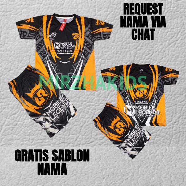 setelan anak laki RRQ Kingdom - RRQ full printing anak murah