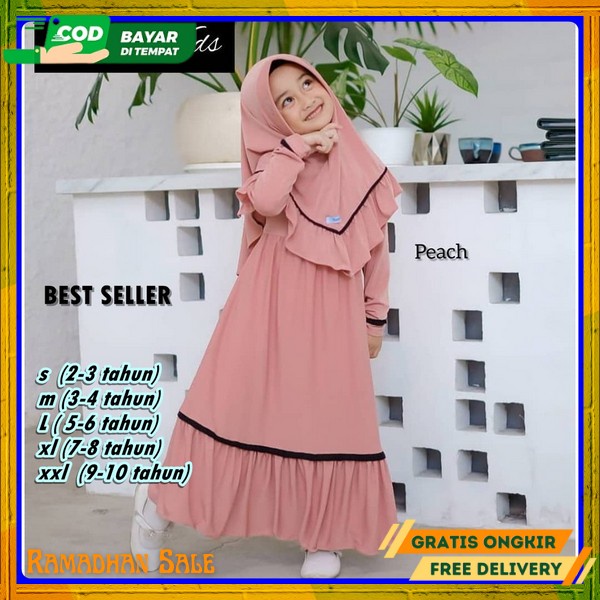Maxi Dres Remaja Motif Pakaian Pesta Cantik Perempuan Model Tanggung Import Murah Korea Kekinian Ele