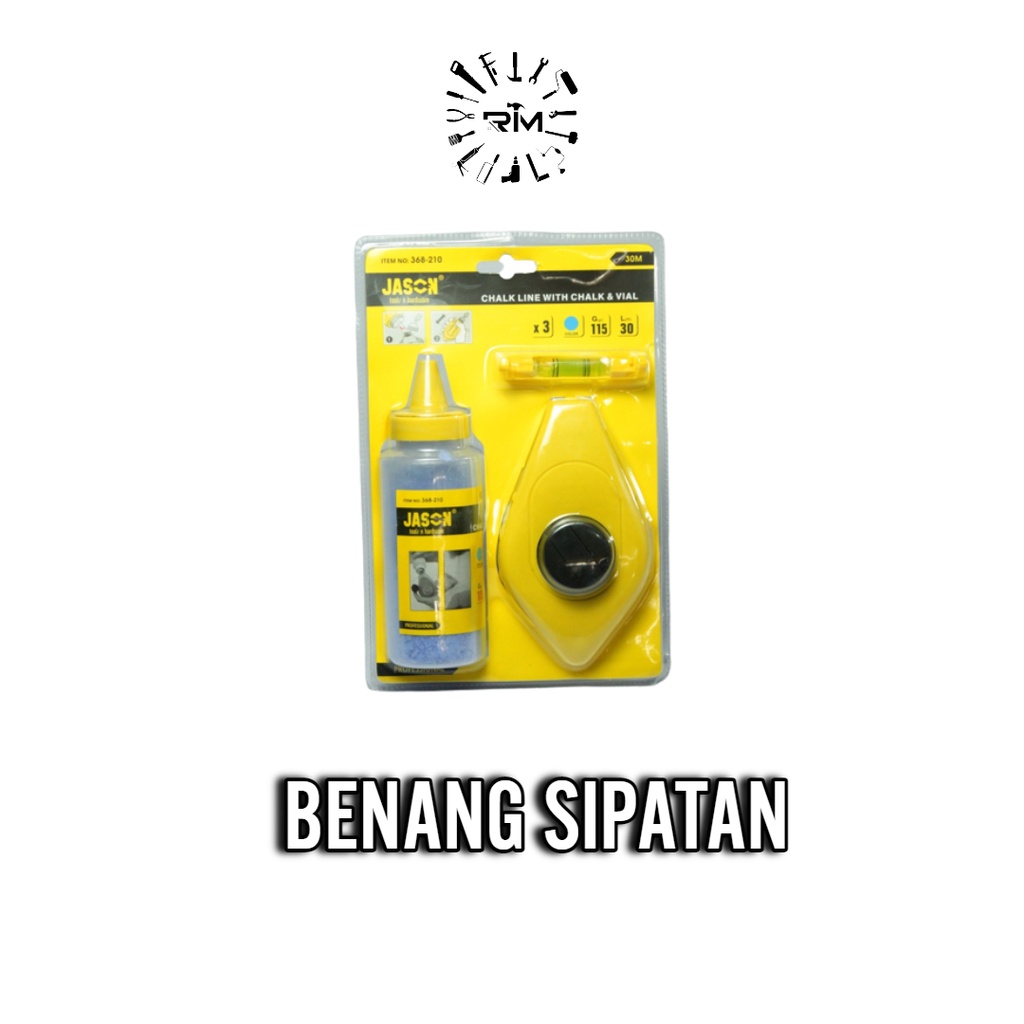 Benang sipatan Ukur Tukang/Lot benang Set/Tali Sipat