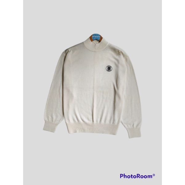 SWEATER RAJUT ALFREDO VERSACE SECOND KNITWEAR PRIA WANITA VINTAGE