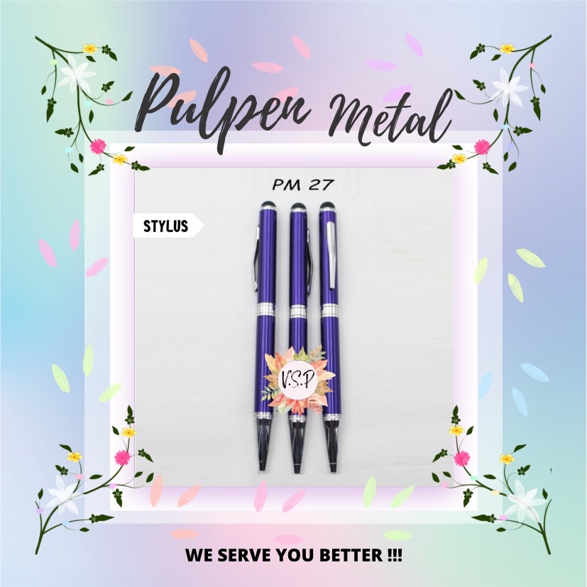 

New Item! Pen Promosi-Souvenir Pen Metal PM 27 Baru!