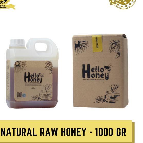 

➪ Hello honey 1kg (Manis) | Murni Asli Natural Raw Honey | Hutan Baduy Khas Uray Original 100% ➪