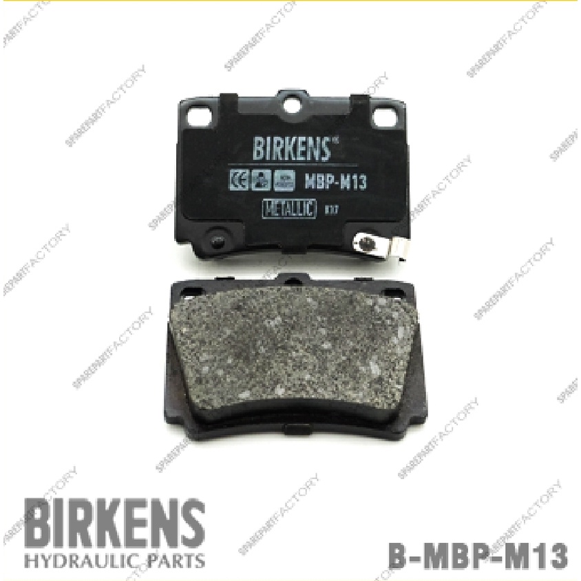 BIRKENS BRAKE PAD - KAMPAS REM BELAKANG PAJERO 2008-2021