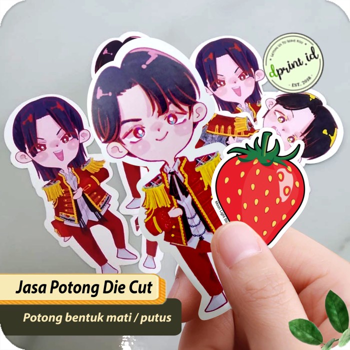 

Ongkos Potong Die Cut A3+ Jasa Finishing Art Carton Art Paper Sticker