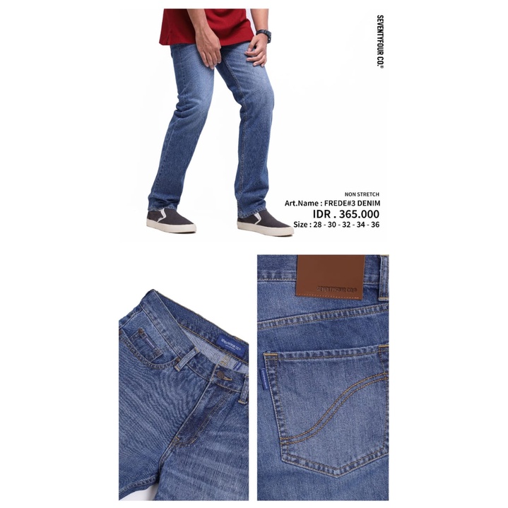 celana jeans distro original SEVENTYFOUR Bandung SF12