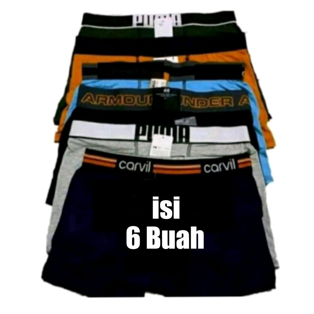 Celana Dalam Pria Boxer Isi 6 Random