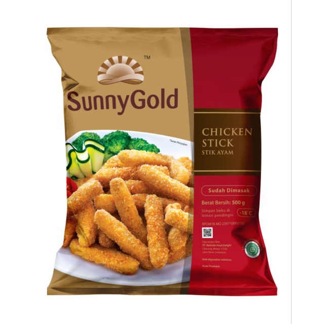 

Sunny Gold Chicken Nugget Stick 500gr