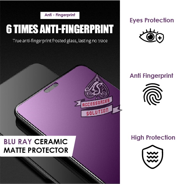 ANTI GORES CERAMIC BLUE MATTE REALME NARZO 20 PRO 30A 50 5G 50I 50A PRIME