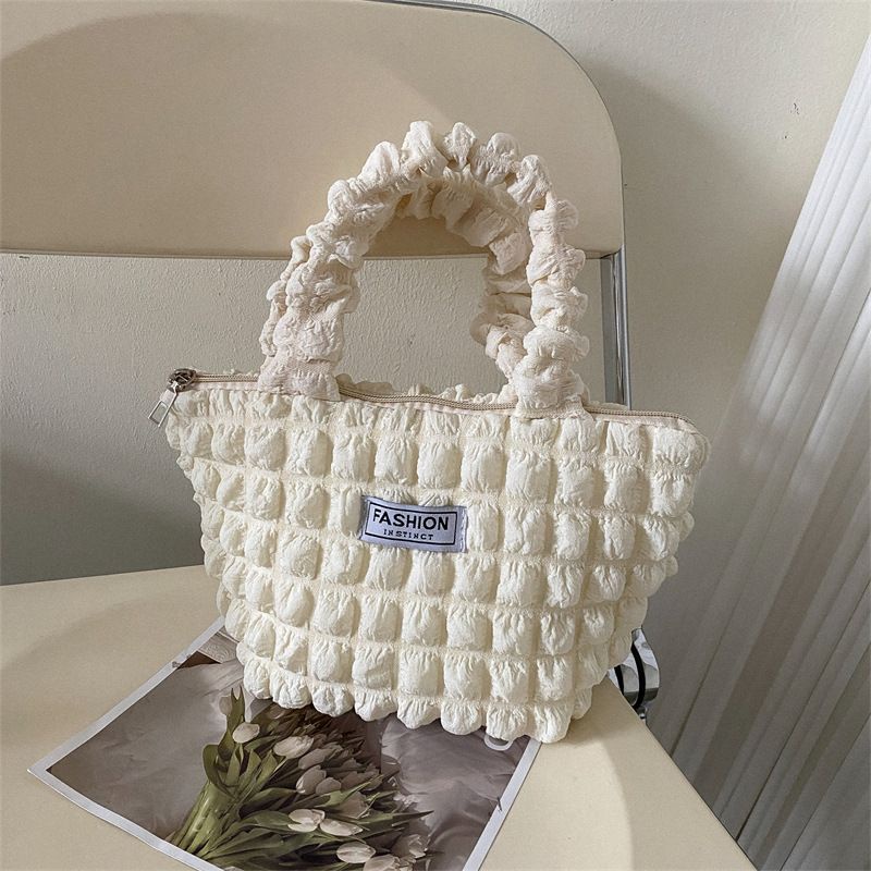 Drozenb PUFFY FOAM HANDBAG TOTE - TAS KOREA KEKINIAN BAHAN CANVAS IMPORT KOREA