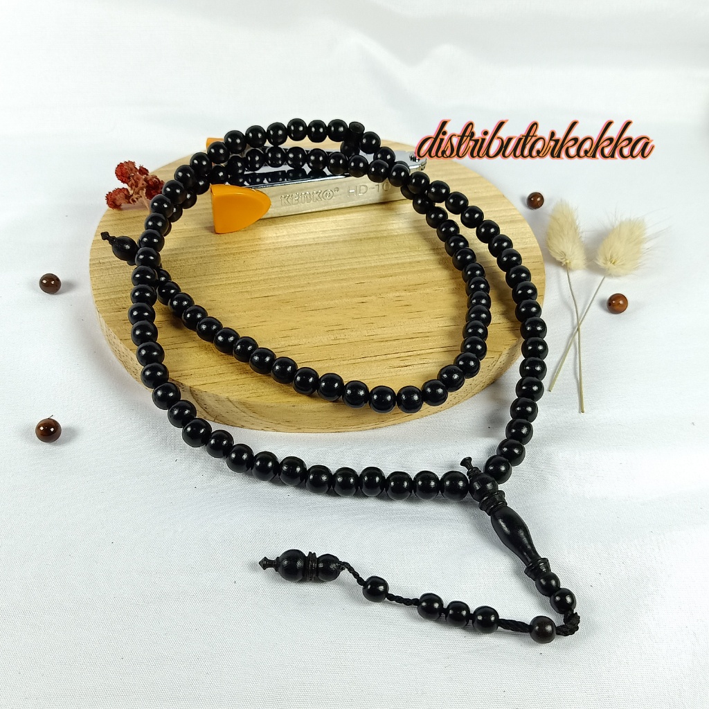 TASBIH 99 GALIH KELOR HITAM UKURAN 8MM