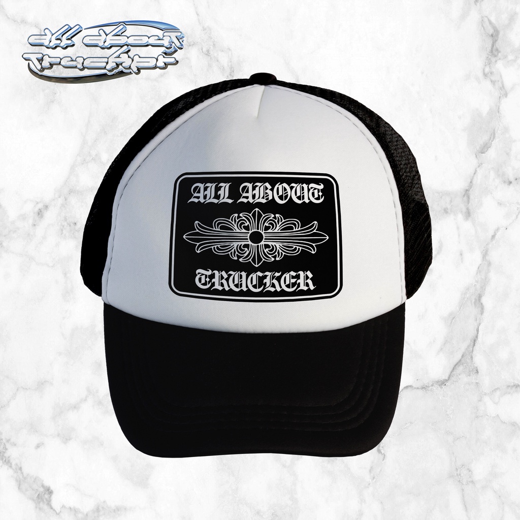 Baroque Ornament Frame | Trucker Hat | All About Trucker