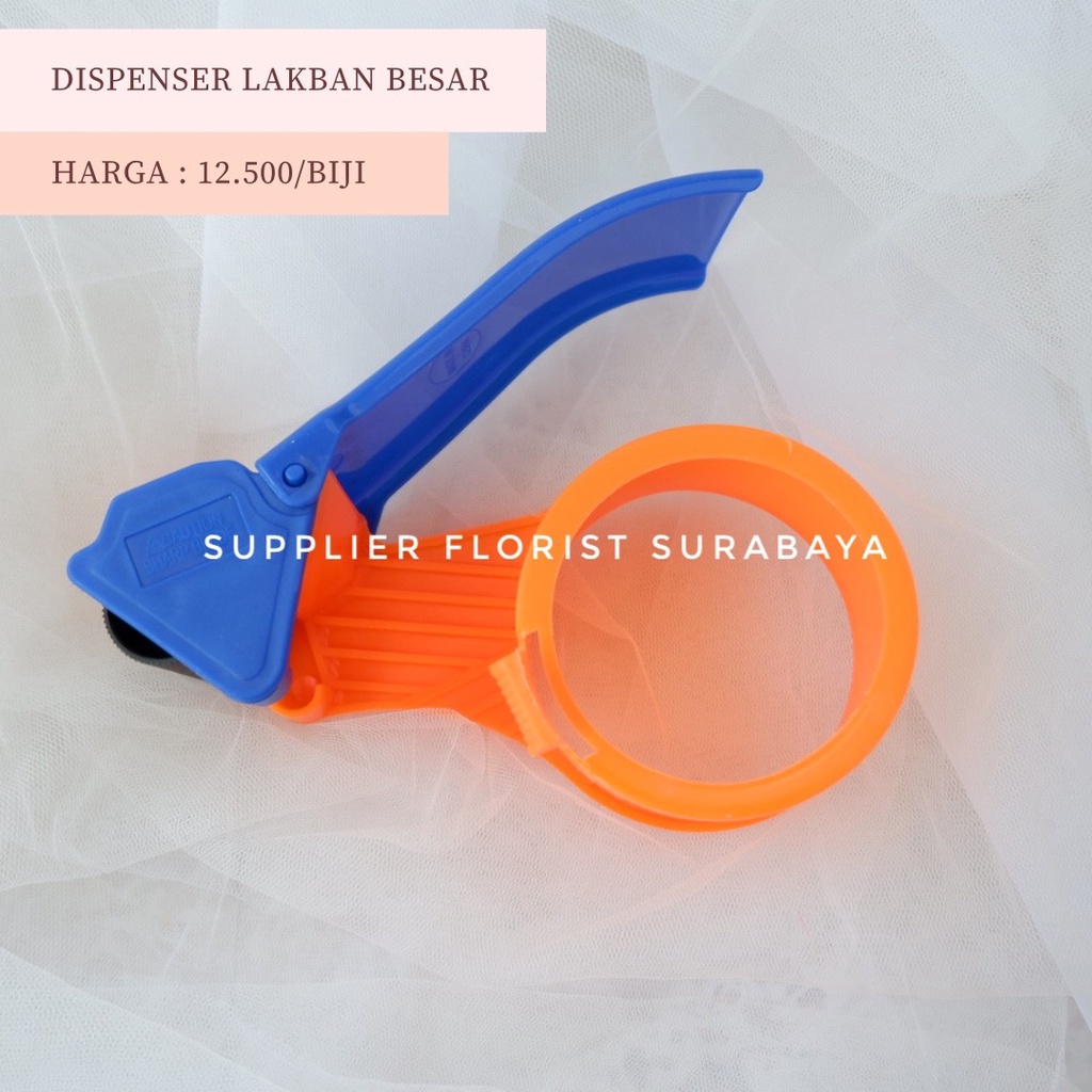 DISPENSER LAKBAN TAPE DISPENSER TAJAM KUAT BESAR MUAT ISOLASI HINGGA 500 YARD RECOMMENDED SELLER