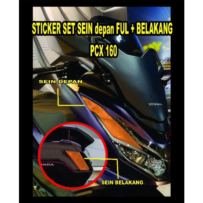 setiker sein PCX 160 sein depan ful + belakng