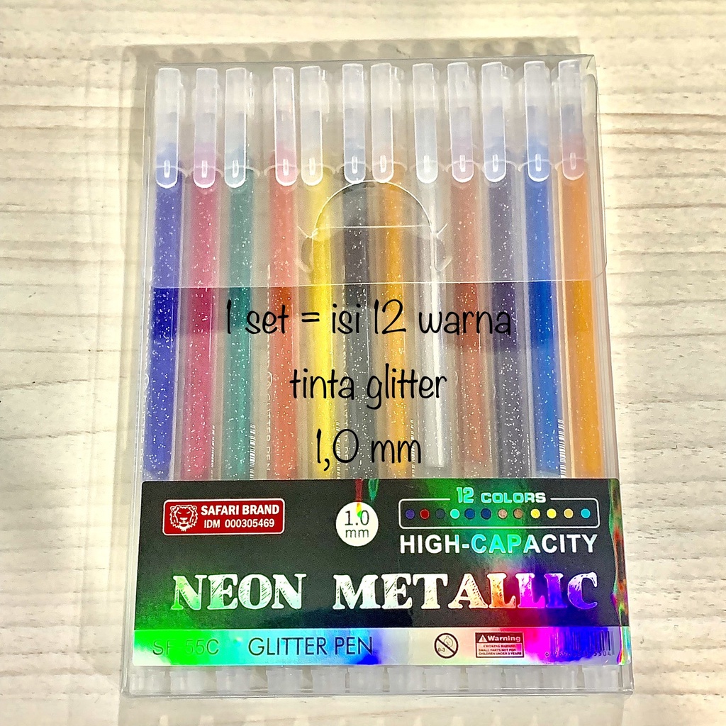 

PEN GLITER SET SF-55C SAFARI