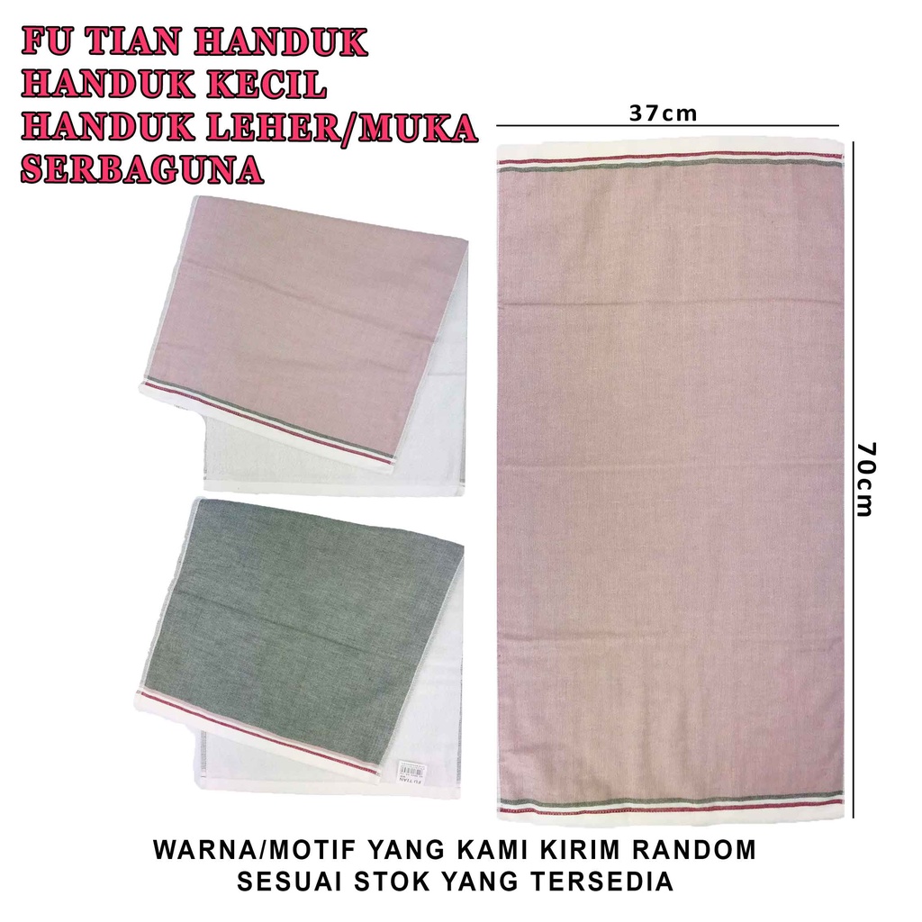 Handuk kain Fu Tian* FU TIAN Handuk* Handuk kecil* Handuk Leher* serbaguna