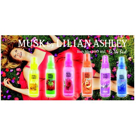 * NCC * Musk By Lilian Ashley Parfum EDT Natural Spray Vaporisateur Perfume Wangi Sepanjang Hari