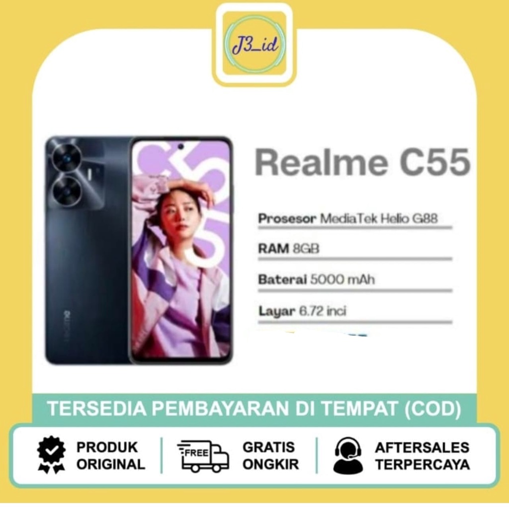 REALME C55 6/128 &amp; 8/256 NEW GARANSI RESMI