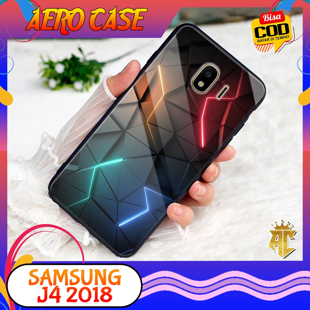 CASE SAMSUNG J4 2018 - Casing SAMSUNG J4 2018 Terbaru AERO STORE [ MOTIF ABSTRAK ] Silikon - Case Hp