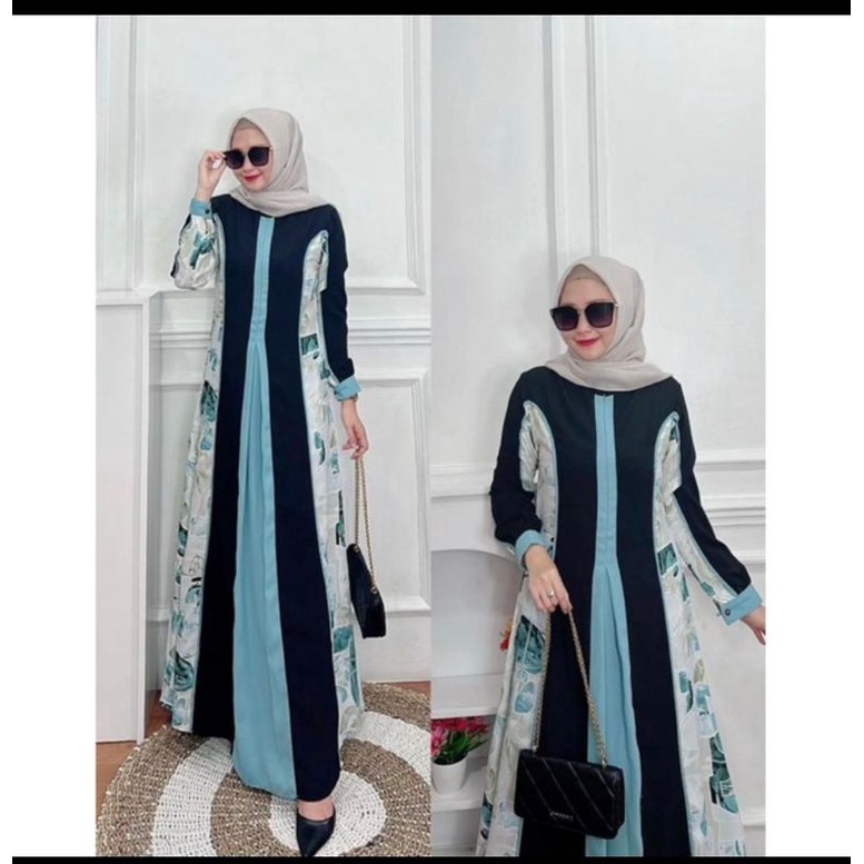gamis adisha/ adisha terbaru/ not rianti/ hikmat kw/ gamis lebaran