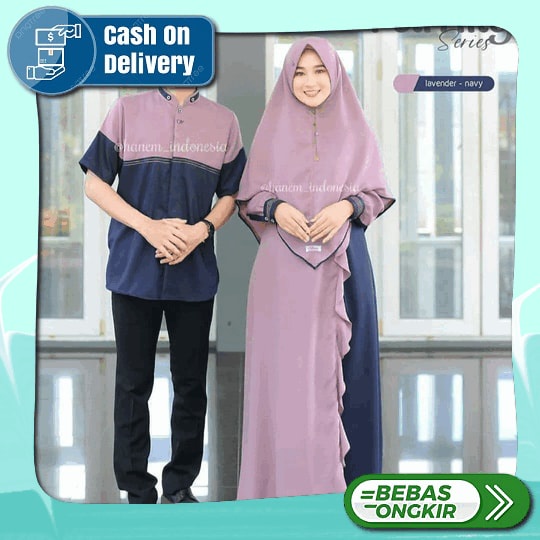 Ethica Elfa Series 2023 Couple 164 Broken White / Baju Sarimbit Couple Keluarga Terbaru 2023 / Ethic