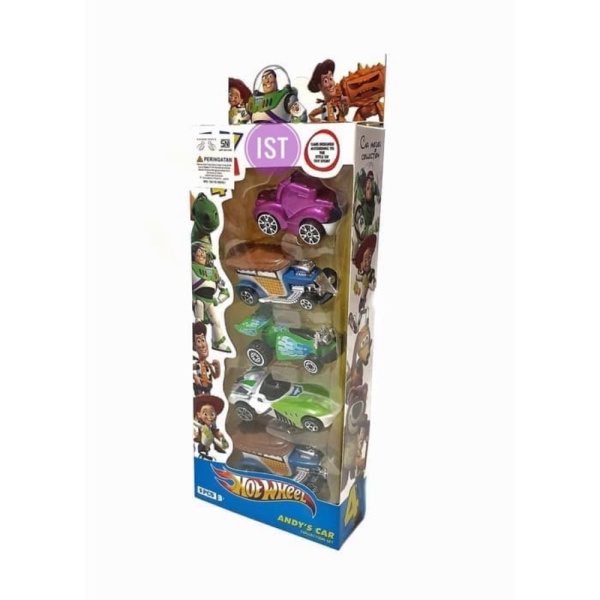 

Promo Mainan Anak Mobil HotWheel Toy Story 4 5 pcs 999-27 Limited