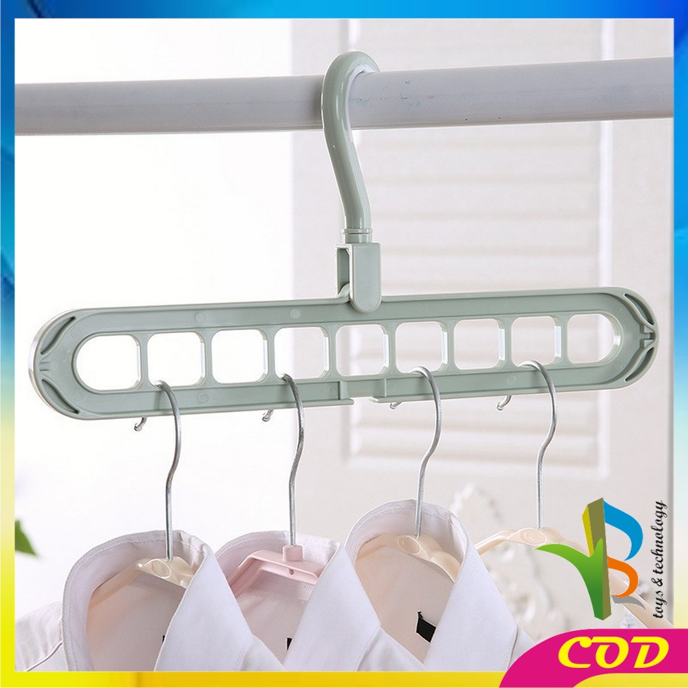 RB-C125 Magic Hanger 9 IN 1 Gantungan Baju Organizer 9 Lubang / Hanger Jemuran Pakaian Serbaguna Multifungsi Jemuran Laundry