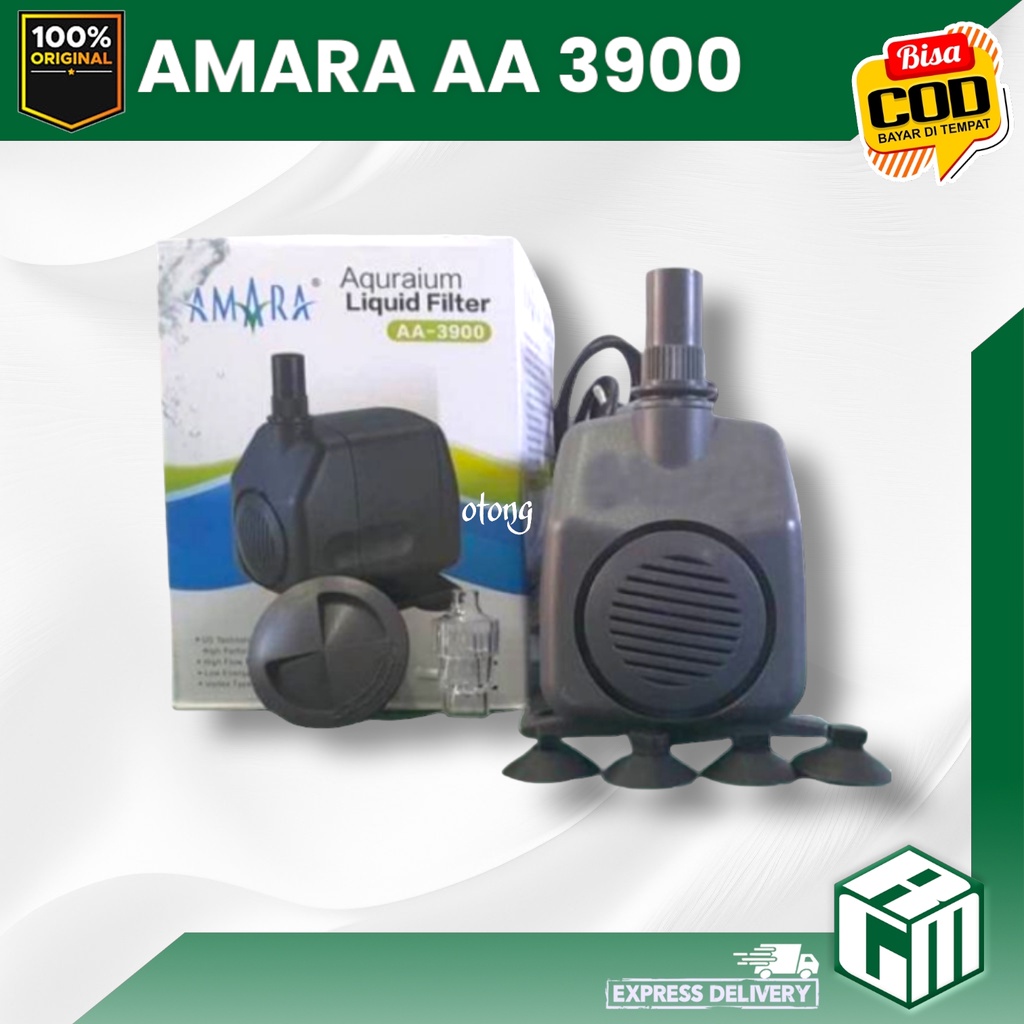 Amara AA3900 AA 3900 Pompa Aquarium Kolam air mancur Hidroponik