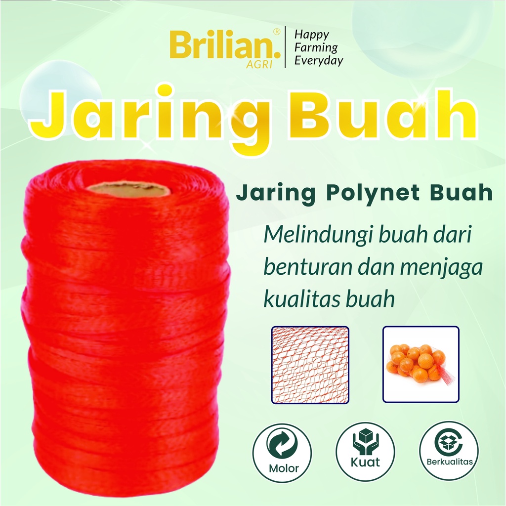 BRILIAN - Jaring Buah Polynet / Polynet Roll Best Fresh