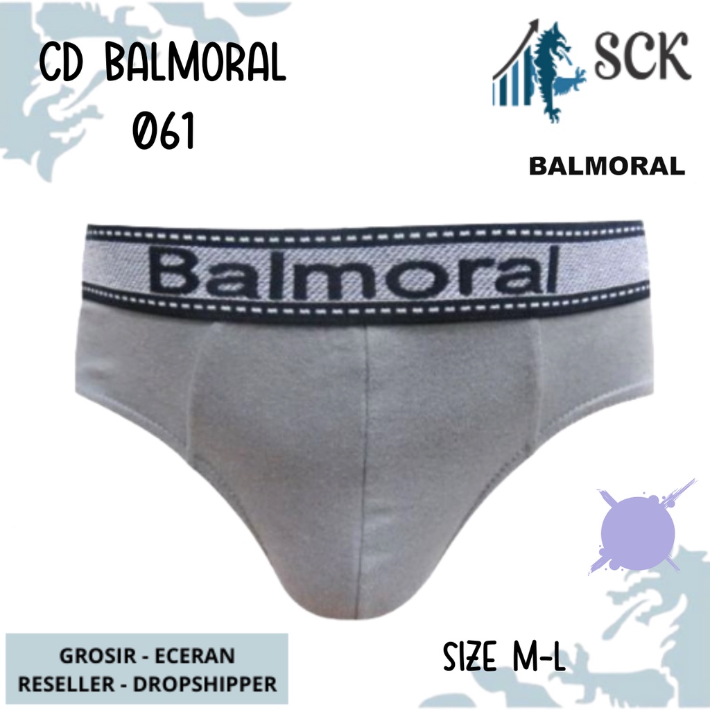 [ISI 3] CD BALMORAL 061 / Pakaian Dalam Pria / Celana Dalam Cowok Laki-Laki - SCKMENWEAR GROSIR