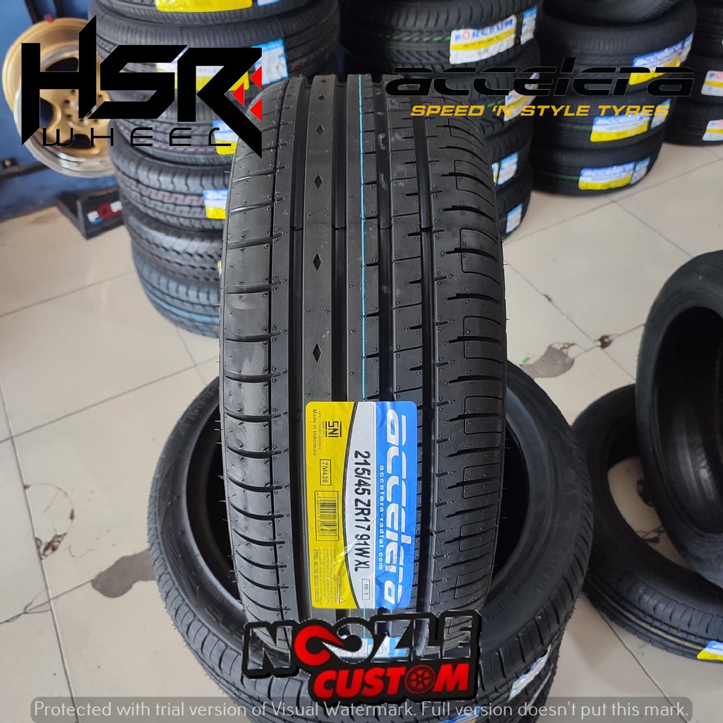 Ready Stock Ban Mobil Ring 17 215/45 Tubeless ACCELERA PHI-R Ukuran 215 45 R17 Murah Daerah Madiun P