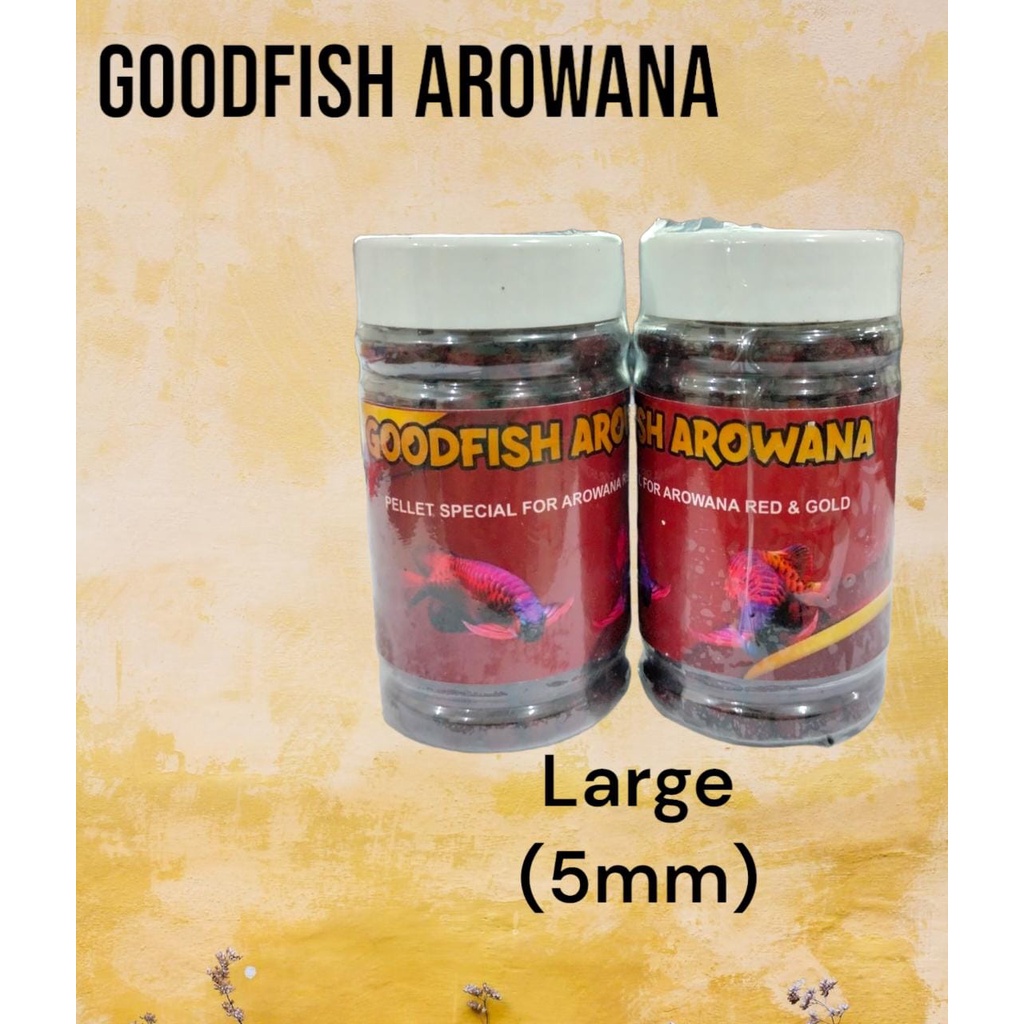 GOODFISH AROWANA PELET IKAN SUPER RED GOLDEN RED PELET ARWANA MURAH